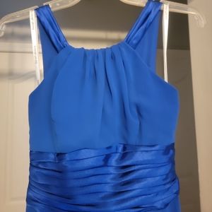 Royal Blue David's Bridal Gown
